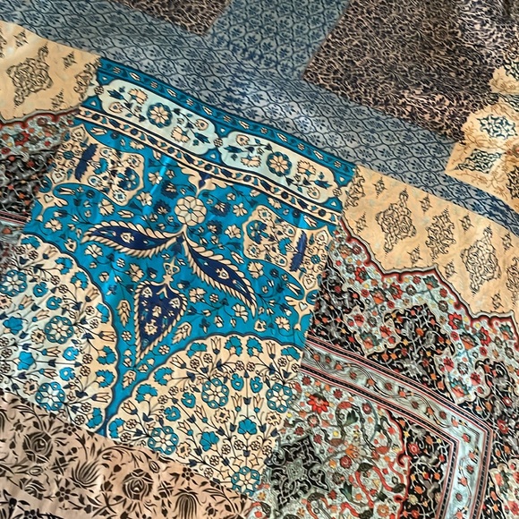 Johnny Was Silk V-Neck Tunic Dress Size MED-EUC-Like New🪷 - Picture 7 of 13